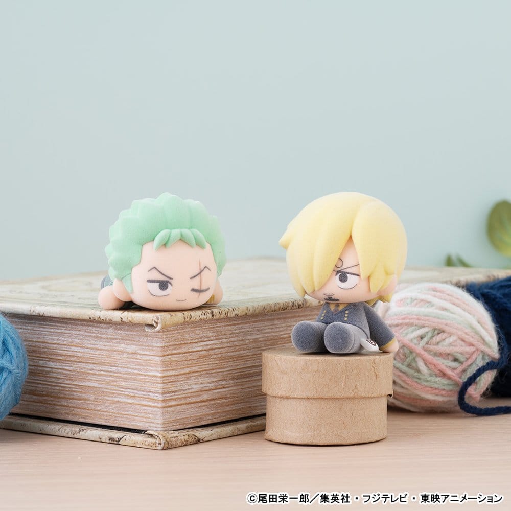One Piece Nuippo Slumpmässiga Minifigurer i Blind Box, 6 cm, Set om 6