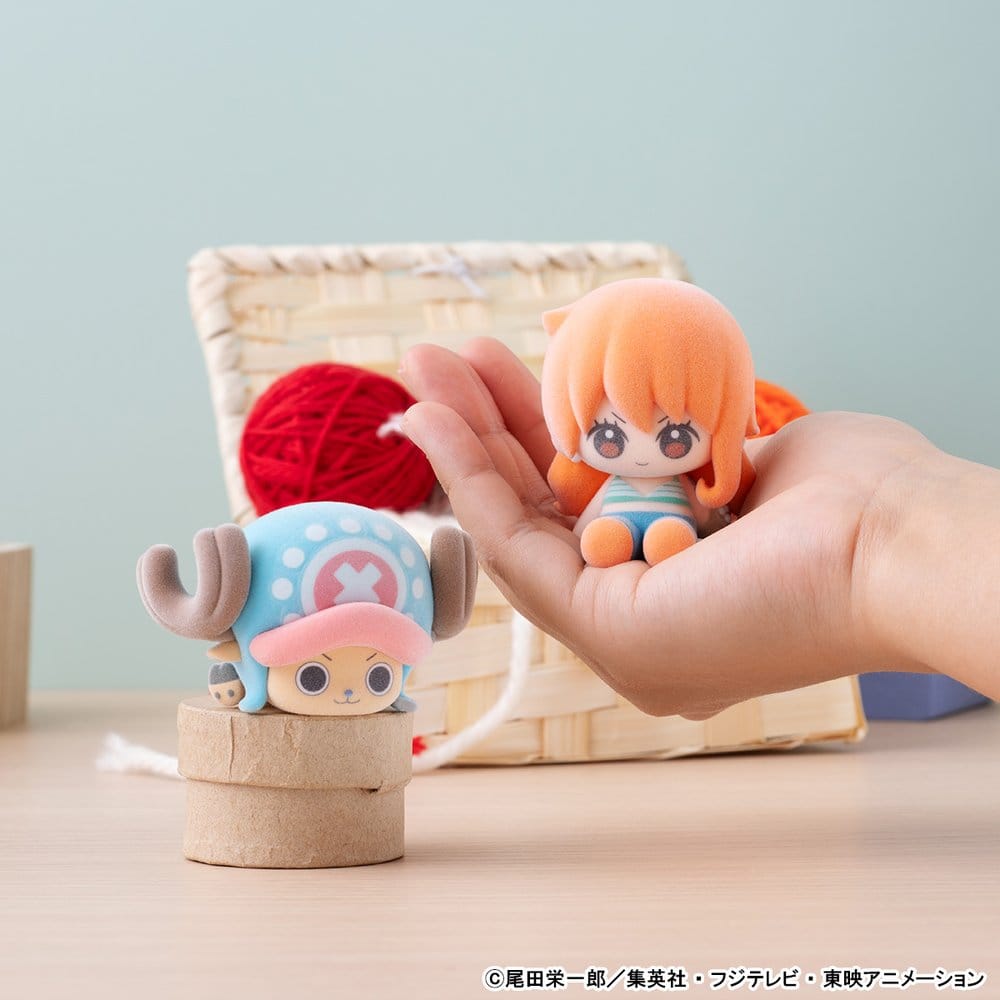 One Piece Nuippo Slumpmässiga Minifigurer i Blind Box, 6 cm, Set om 6