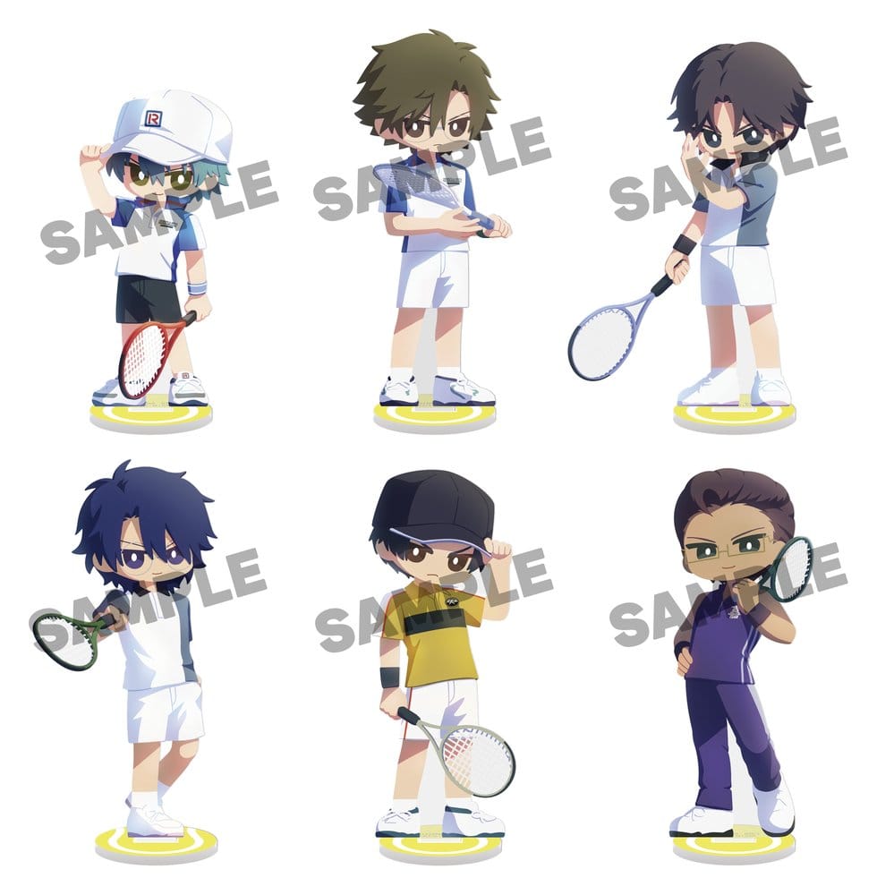 The New Prince of Tennis Irusta Mini Figurer Vol.1 8 cm Blind Box, Display (6 stycken)