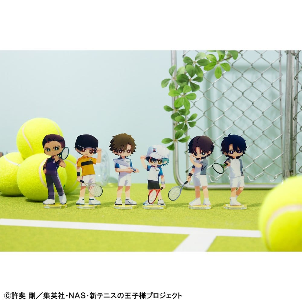 The New Prince of Tennis Irusta Mini Figurer Vol.1 8 cm Blind Box, Display (6 stycken)