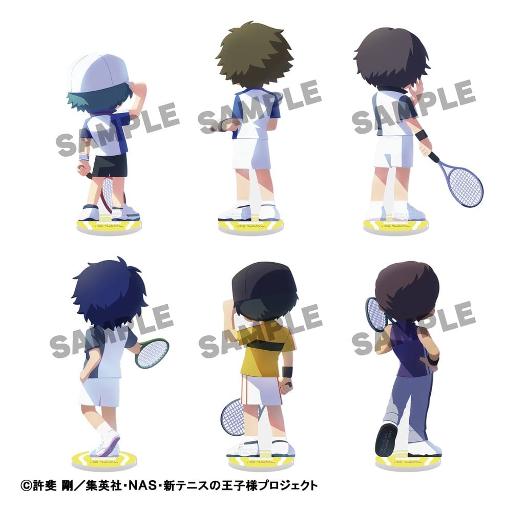 The New Prince of Tennis Irusta Mini Figurer Vol.1 8 cm Blind Box, Display (6 stycken)