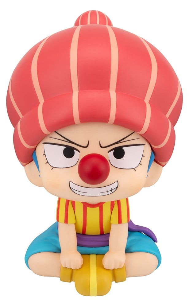 One Piece PVC-figur Buggy Barndomsutgåva, 11 cm, Look Up-serien