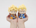 Dragon Ball DAIMA Look Up PVC-figurer 2-pack Super Saiyan Son Goku (mini) & Super Saiyan Vegeta (mini) 11 cm (med gåva)
