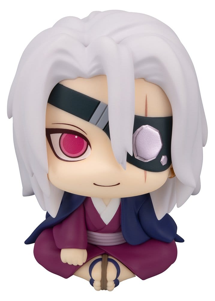 Demon Slayer: Kimetsu no Yaiba Uppåtblickande PVC-figur Tengen Uzui Före detta Otobashira version, 11 cm (med gåva)