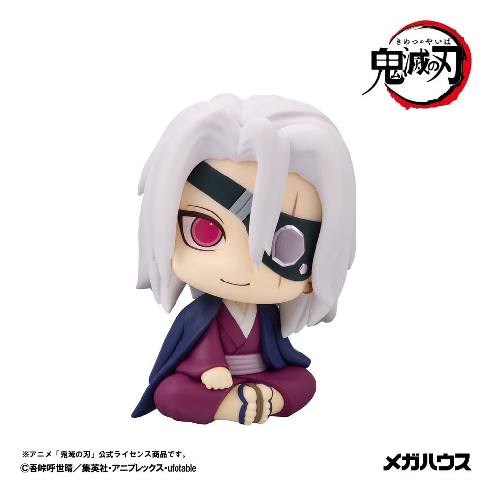 Demon Slayer: Kimetsu no Yaiba Uppåtblickande PVC-figur Tengen Uzui Före detta Otobashira version, 11 cm (med gåva)