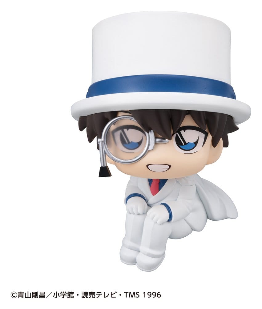 Detective Conan Look Up PVC-figurer 2-pack med Conan Edogawa & Kid the Phantom Thief, cirka 11 cm (med gåva)