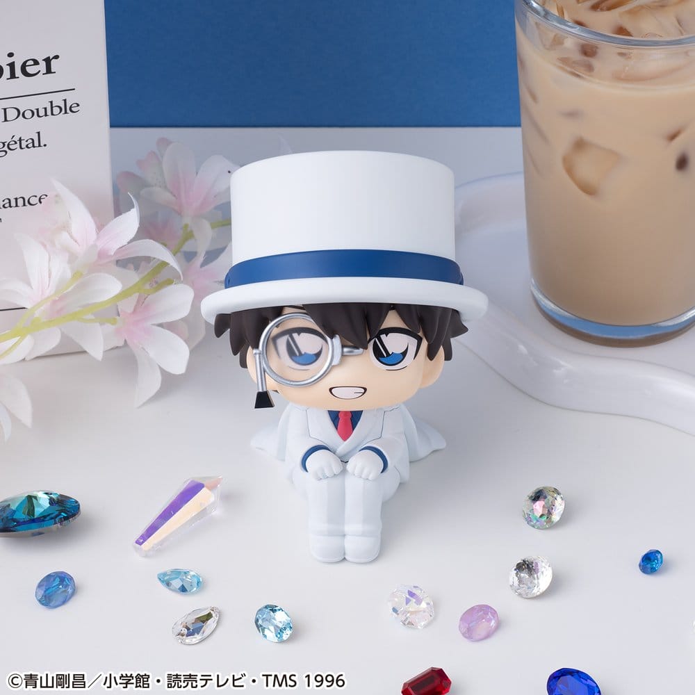 Detective Conan Look Up PVC-figurer 2-pack med Conan Edogawa & Kid the Phantom Thief, cirka 11 cm (med gåva)