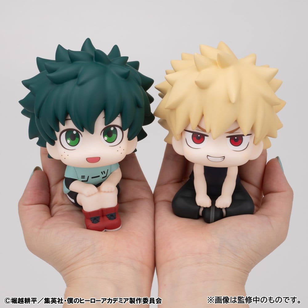 My Hero Academia Look Up PVC-figurer 2-pack Izuku Midoriya och Katsuki Bakugo Casual Look Ver. 11 cm (med gåva)