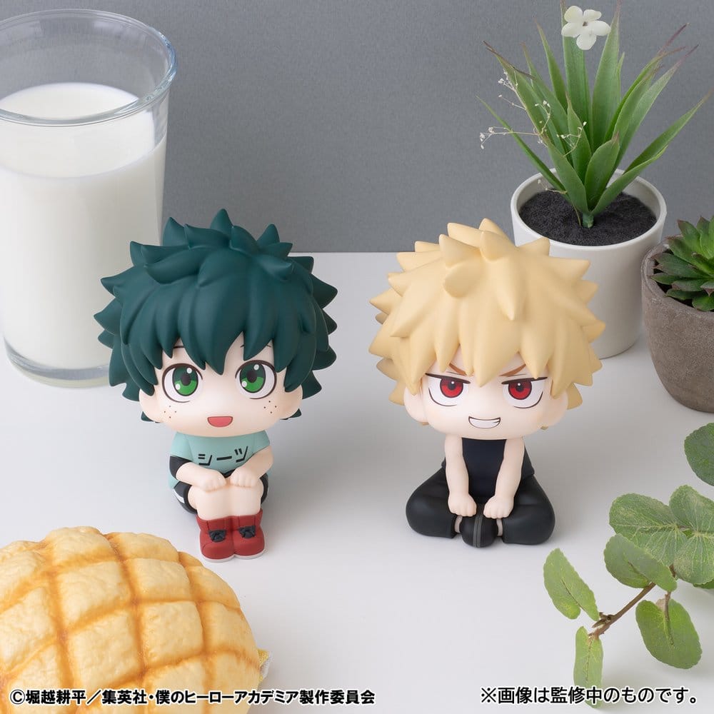 My Hero Academia Look Up PVC-figurer 2-pack Izuku Midoriya och Katsuki Bakugo Casual Look Ver. 11 cm (med gåva)