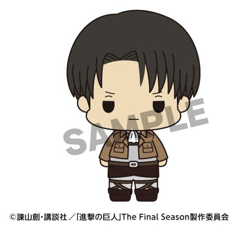 Attack on Titan Chokorin Collection Mini-figurer 5 cm Blindbox Display (6 stycken)