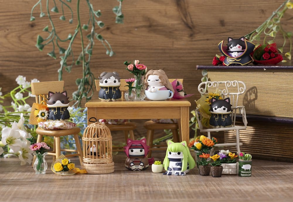 Code Geass: Lelouch of the Rebellion Mega Cat Project Mini Figurer Code Genyass 3 cm Blind Box Sortiment (8)
