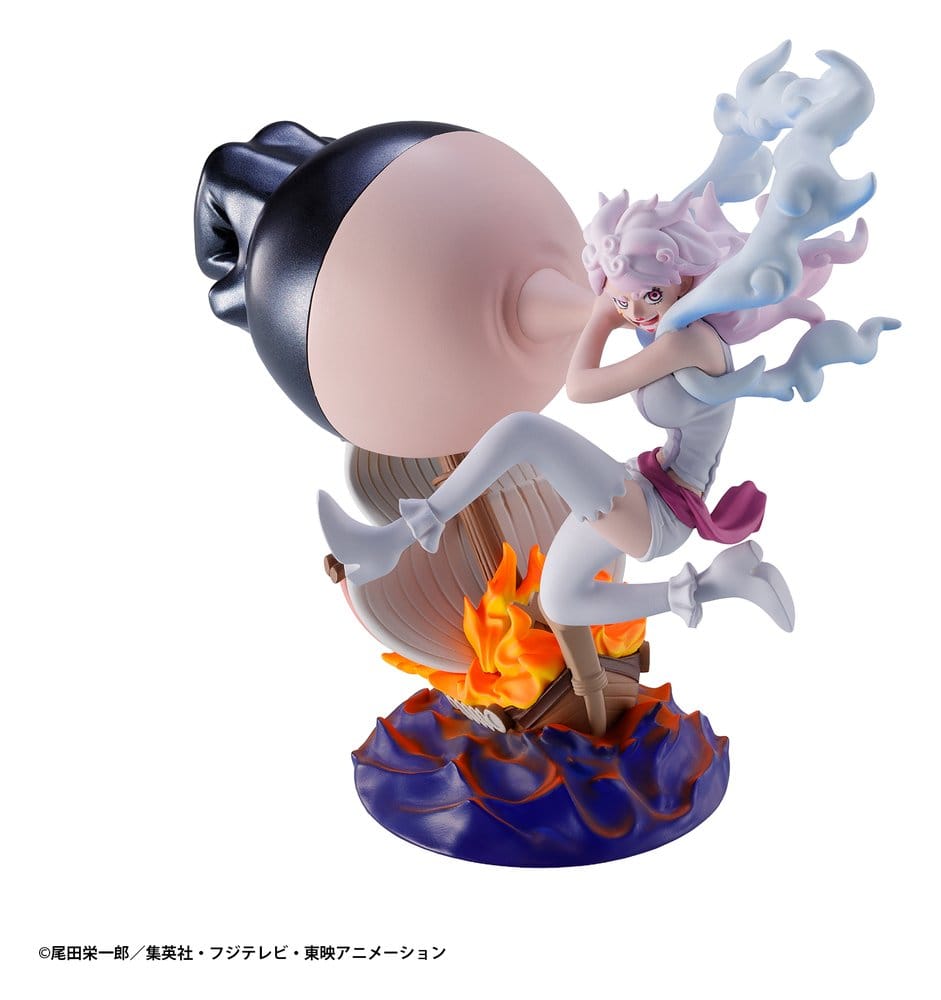One Piece Petitrama-serien LOGBOX RE BIRTH Ver. Egghead 02 Mini-figurer 8 cm Blind Box Display (4)