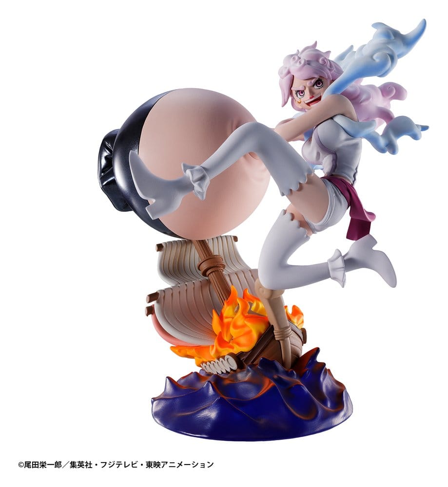 One Piece Petitrama-serien LOGBOX RE BIRTH Ver. Egghead 02 Mini-figurer 8 cm Blind Box Display (4)