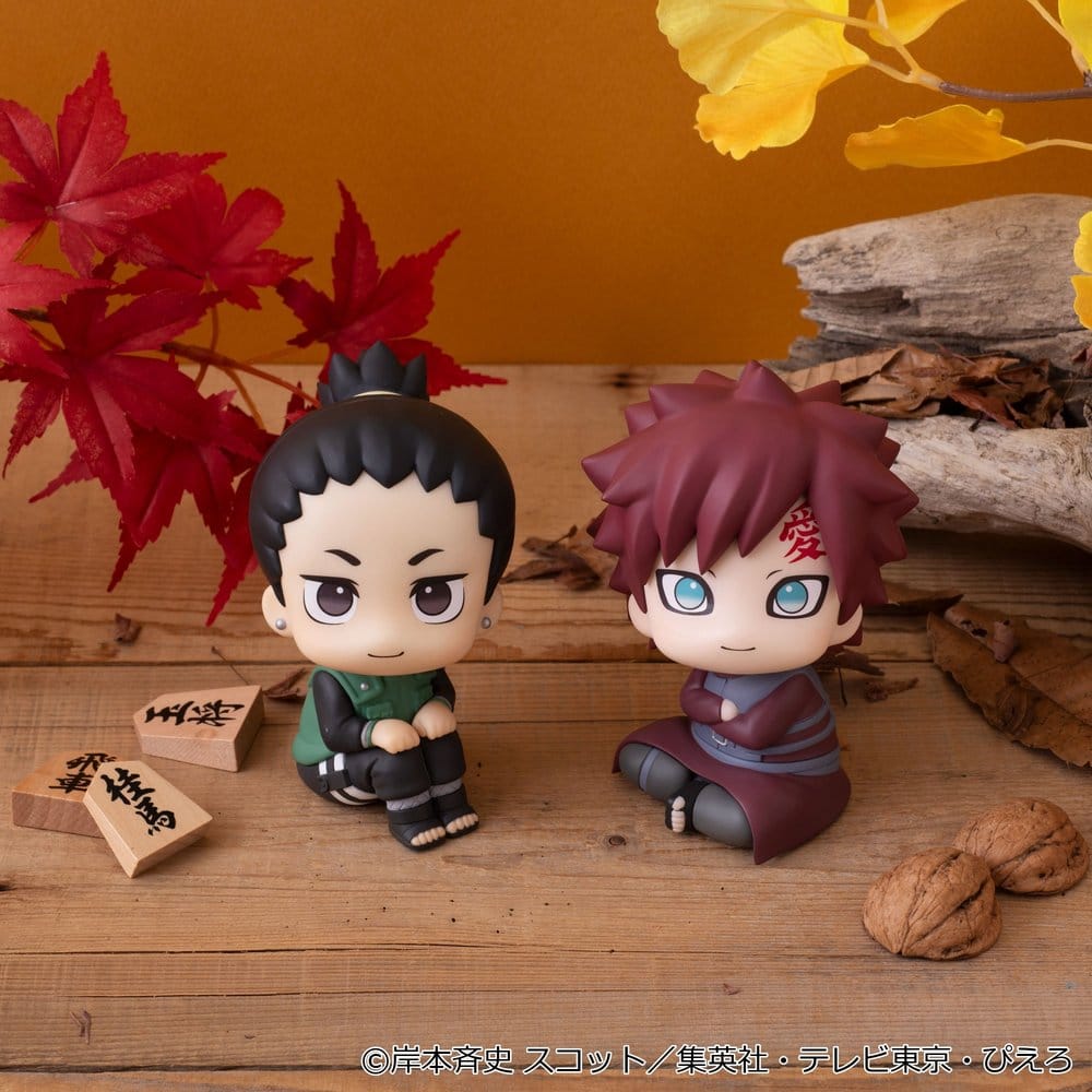 Naruto Shippuden Look Up PVC Figures 2-Pack Shikamaru Nara & Gaara Smile ver. 11 cm (with gift)