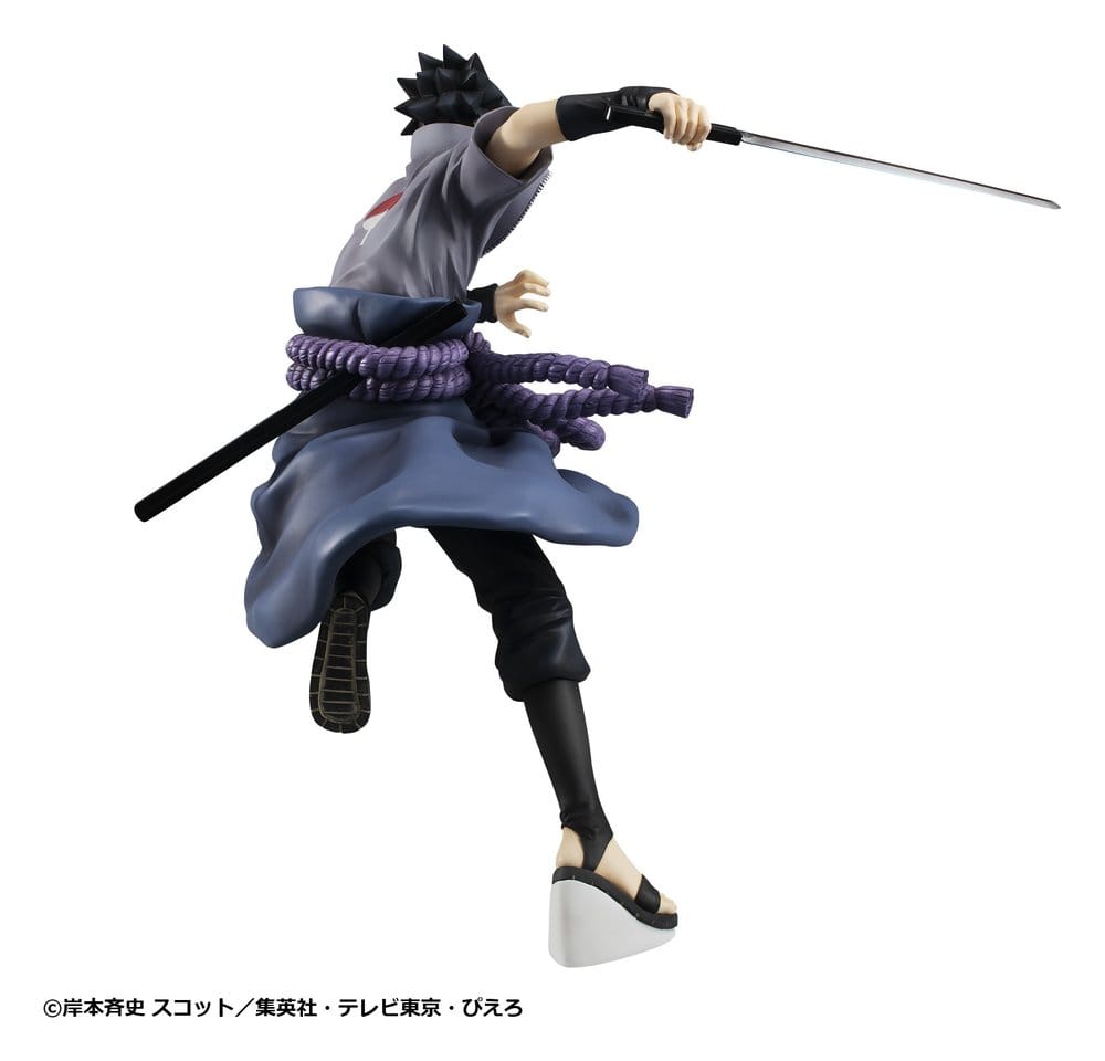 Naruto Shippuden G.E.M. Series PVC-figur Sasuke Uchiha Great Ninja War Ver. 23 cm (Repeat)