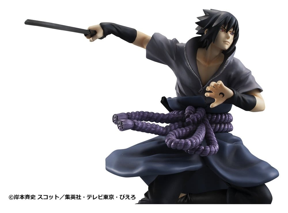 Naruto Shippuden G.E.M. Series PVC-figur Sasuke Uchiha Great Ninja War Ver. 23 cm (Repeat)