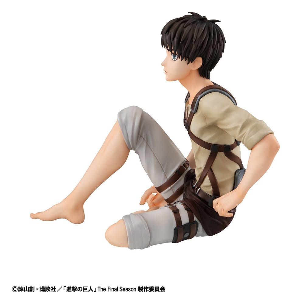 Attack on Titan G.E.M. Series PVC-figur Eren Yeager Palm Size 10 cm