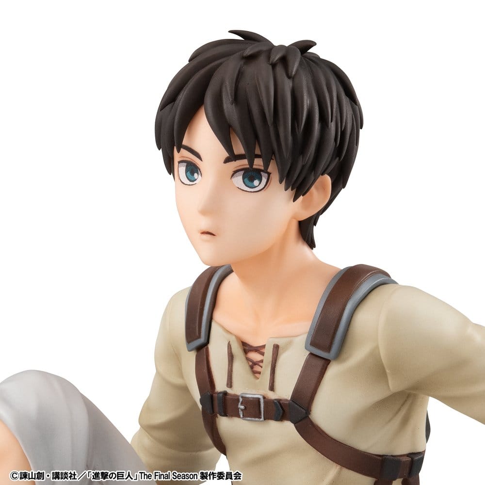Attack on Titan G.E.M. Series PVC-figur Eren Yeager Palm Size 10 cm