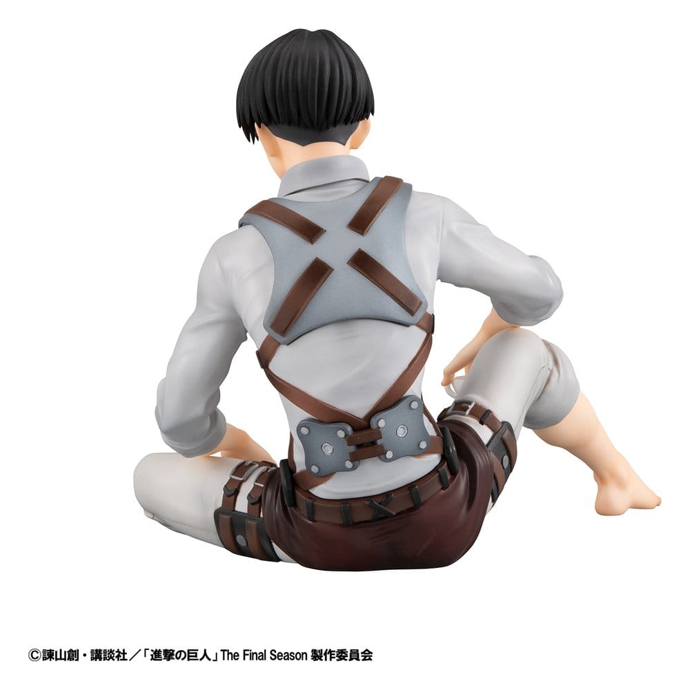 Attack on Titan G.E.M. Series PVC-figur Squad Captain Levi Palm Size 9 cm
