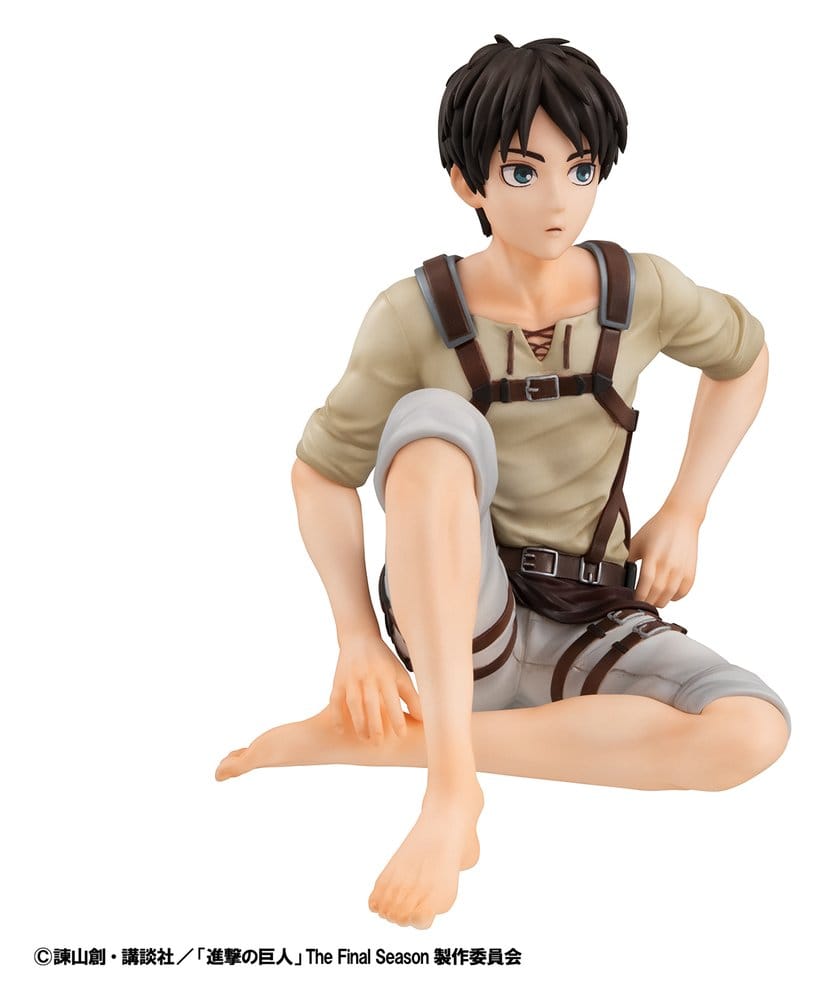 Attack on Titan G.E.M. Series PVC-figurer 2-pack Eren Yeager & Squad Captain Levi Palm Size