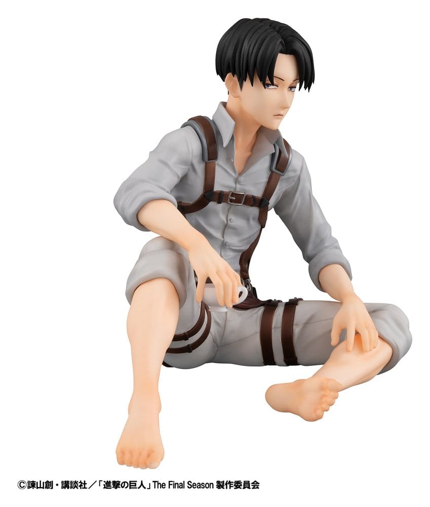 Attack on Titan G.E.M. Series PVC-figurer 2-pack Eren Yeager & Squad Captain Levi Palm Size