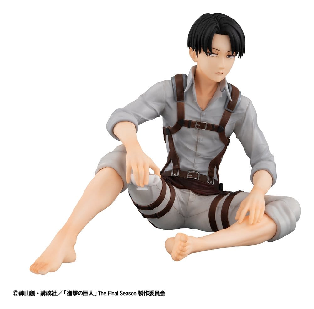 Attack on Titan G.E.M. Series PVC-figurer 2-pack Eren Yeager & Squad Captain Levi Palm Size