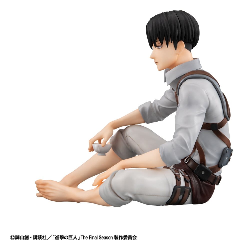 Attack on Titan G.E.M. Series PVC-figurer 2-pack Eren Yeager & Squad Captain Levi Palm Size