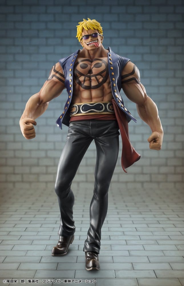 One Piece Portrait.Of.Pirates "Sailing Again" PVC-figur Bellamy the Hyena 25 cm (Limited Repeat)