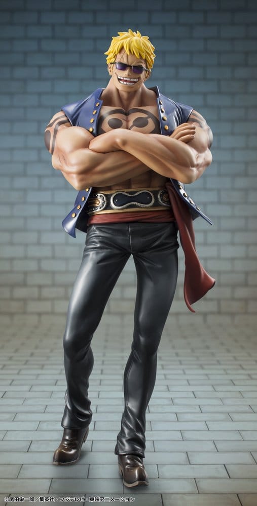One Piece Portrait.Of.Pirates "Sailing Again" PVC-figur Bellamy the Hyena 25 cm (Limited Repeat)