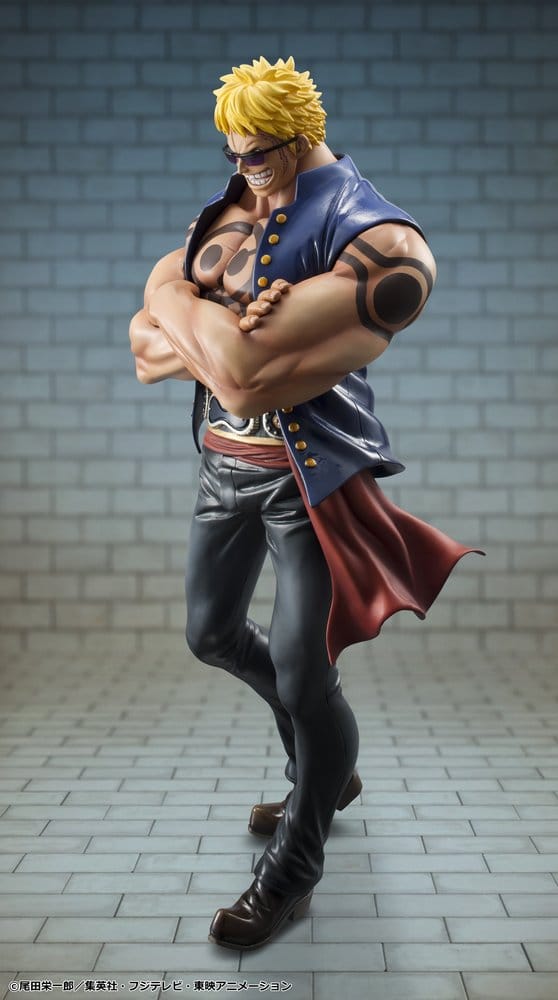 One Piece Portrait.Of.Pirates "Sailing Again" PVC-figur Bellamy the Hyena 25 cm (Limited Repeat)