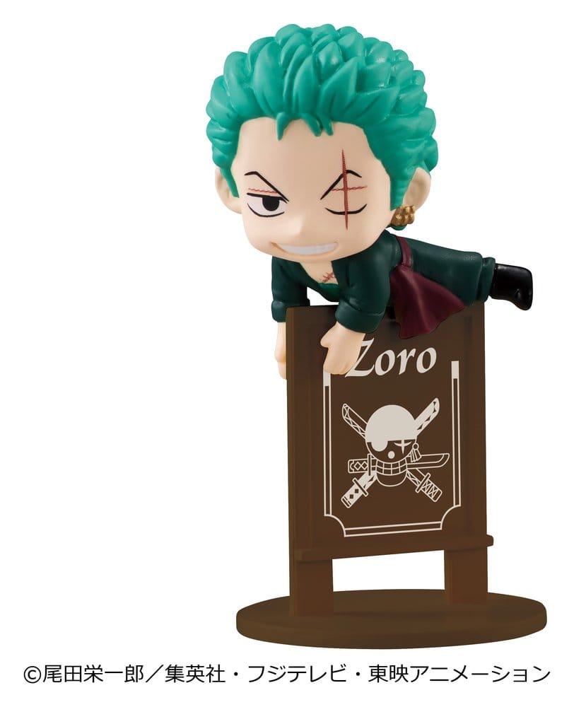 One Piece Ochatomo Series Mini Figures Pirates Party 4 cm Blind Box Display (8)
