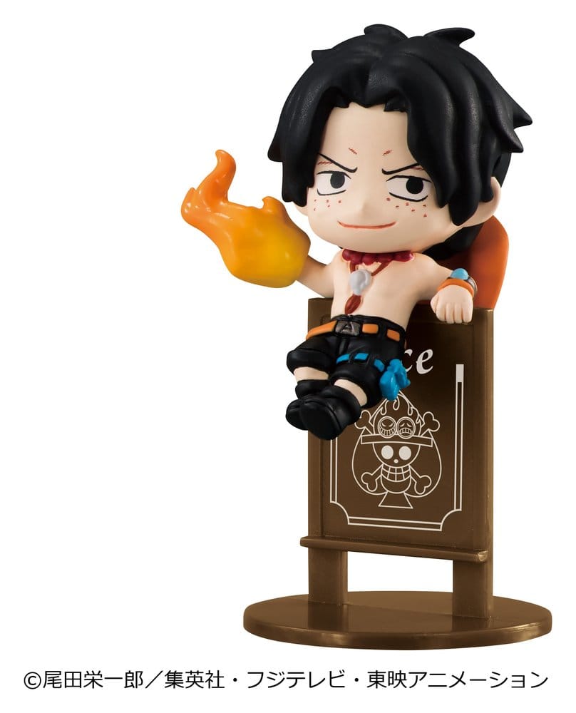One Piece Ochatomo Series Mini Figures Pirates Party 4 cm Blind Box Display (8)