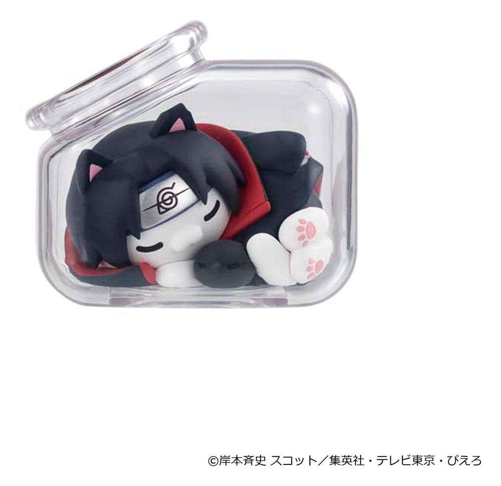 Naruto Shippuden Mega Cat Project Mini Figures Good Night Nyaruto! Gathering Akatsuki Edition Vol. 2 6 cm Blind Box Display (8)