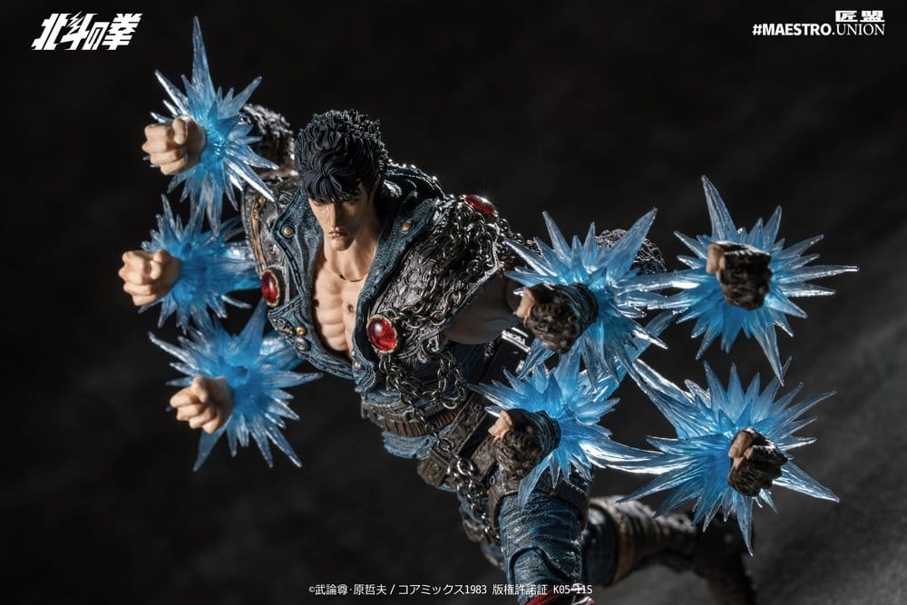 Actionfigur Kenshiro 1/12 från Fist of the North Star, 17 cm