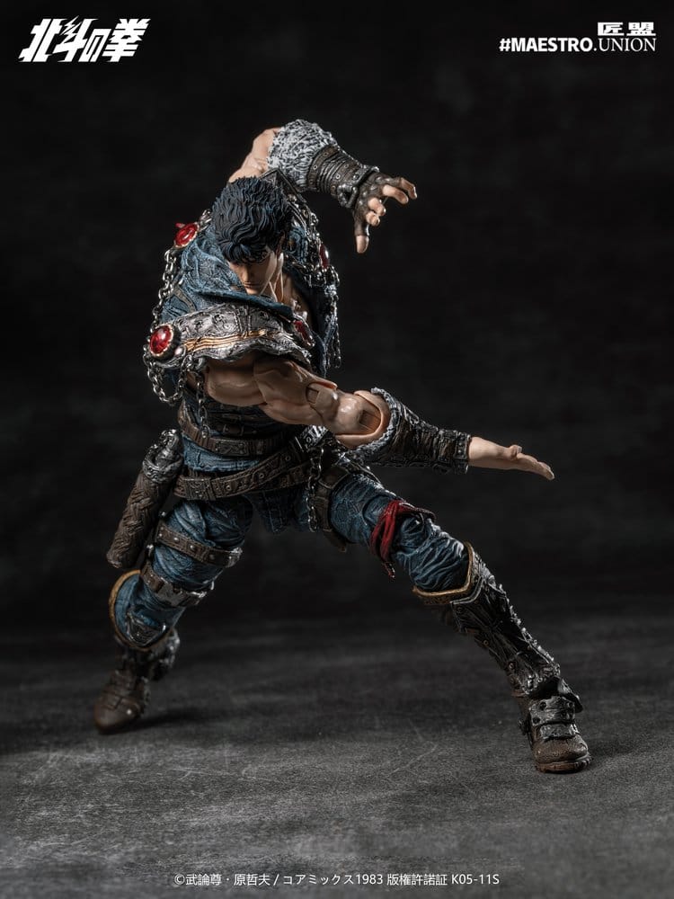 Actionfigur Kenshiro 1/12 från Fist of the North Star, 17 cm