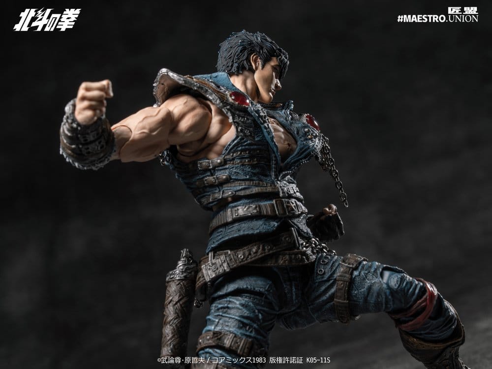 Actionfigur Kenshiro 1/12 från Fist of the North Star, 17 cm