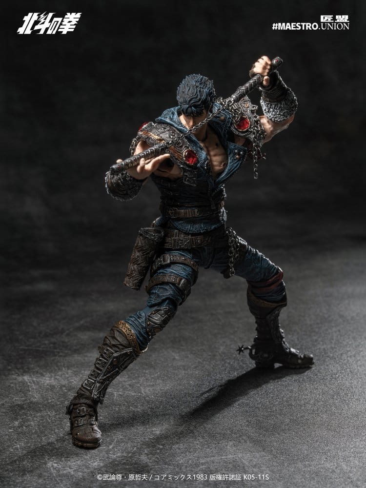 Actionfigur Kenshiro 1/12 från Fist of the North Star, 17 cm
