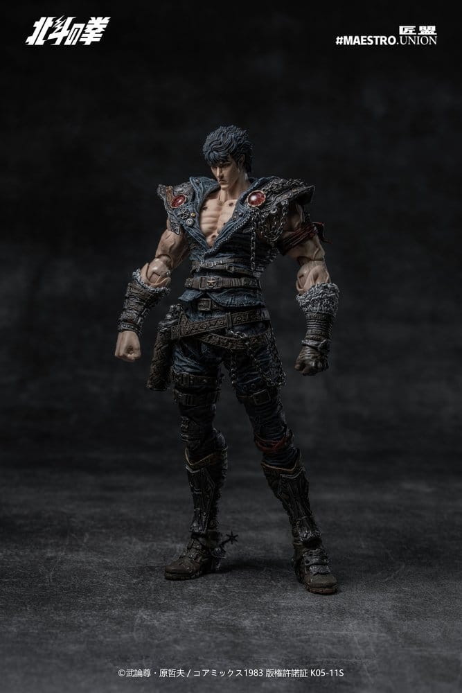 Actionfigur Kenshiro 1/12 från Fist of the North Star, 17 cm