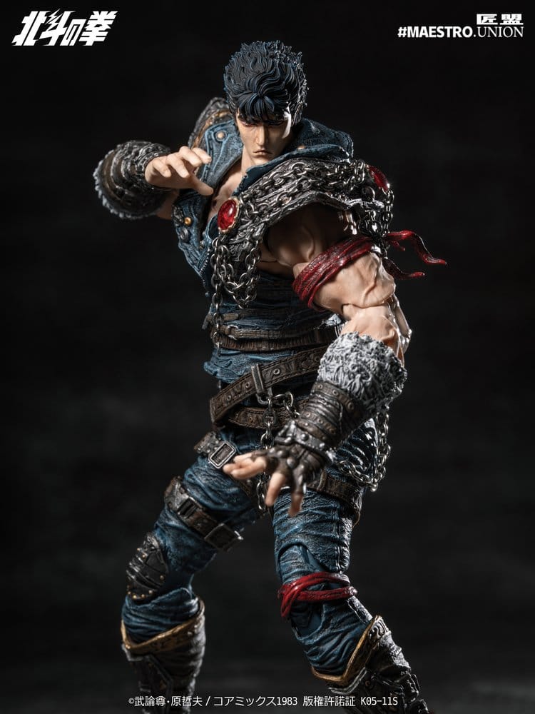 Actionfigur Kenshiro 1/12 från Fist of the North Star, 17 cm