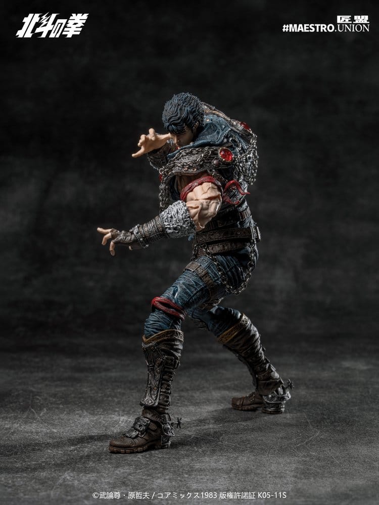 Actionfigur Kenshiro 1/12 från Fist of the North Star, 17 cm