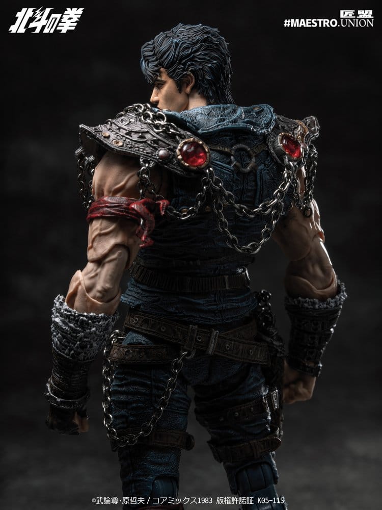 Actionfigur Kenshiro 1/12 från Fist of the North Star, 17 cm