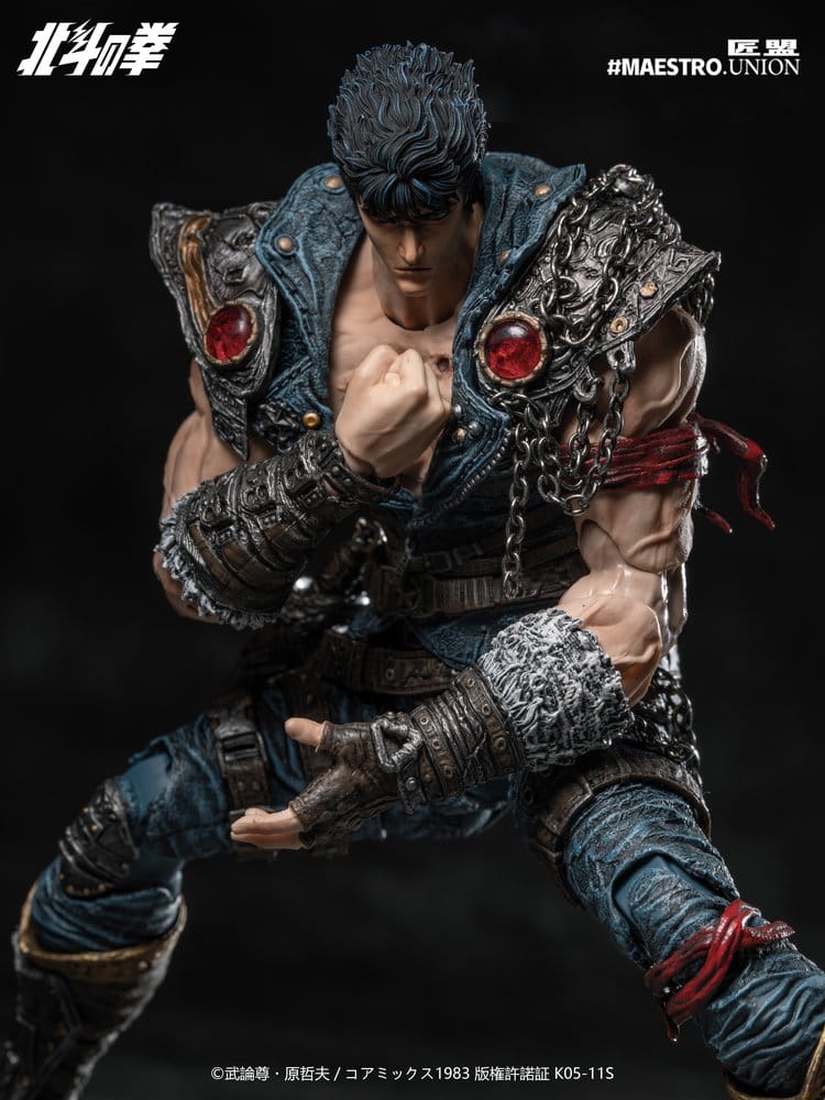 Actionfigur Kenshiro 1/12 från Fist of the North Star, 17 cm