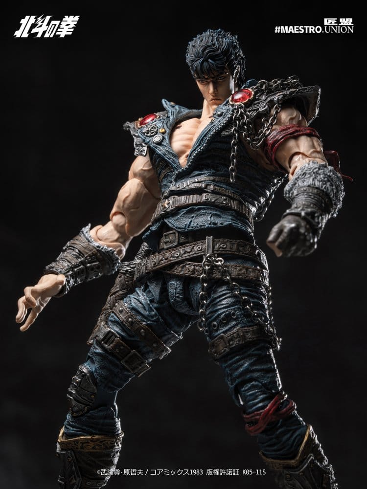 Actionfigur Kenshiro 1/12 från Fist of the North Star, 17 cm