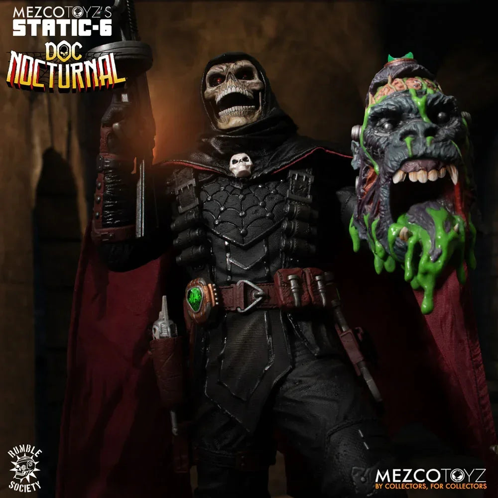 Original Character Static-6 PVC Statue 1/6 Rumble Society - Doc Nocturnal 38 cm Mezco Toys