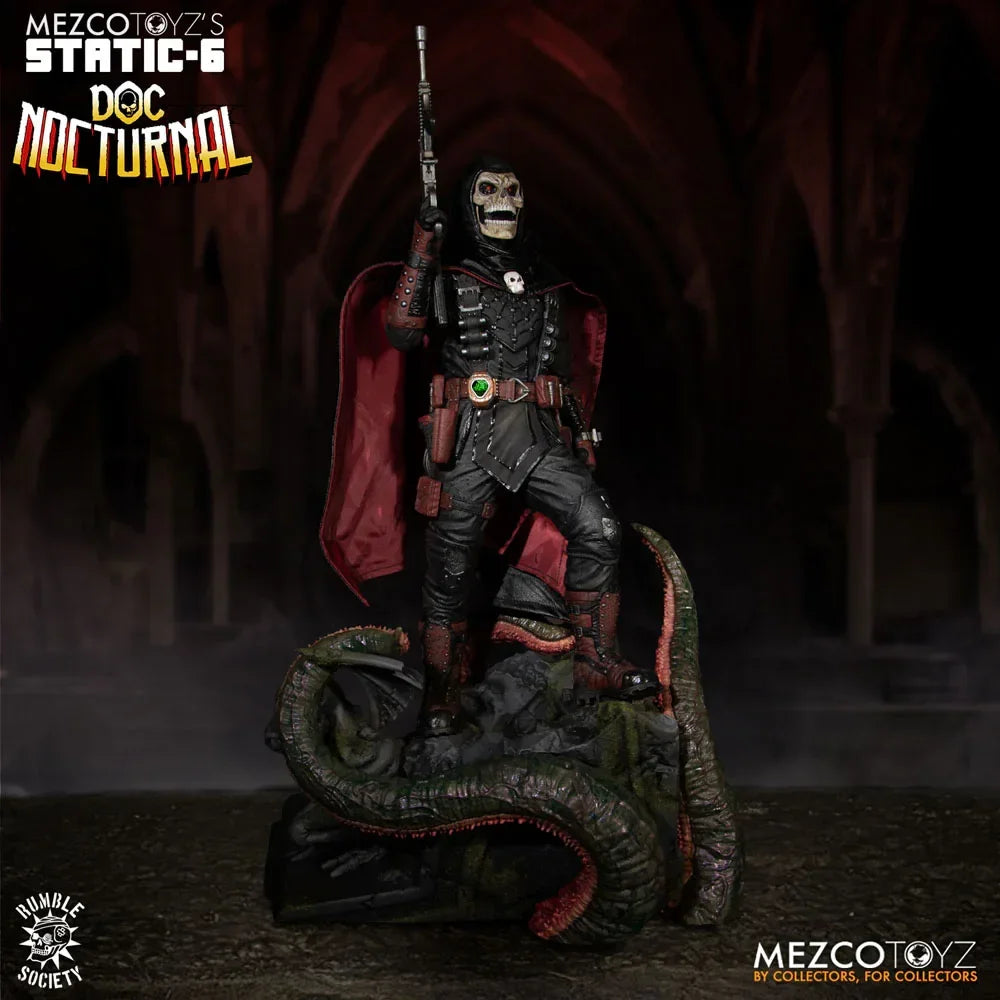 Original Character Static-6 PVC Statue 1/6 Rumble Society - Doc Nocturnal 38 cm Mezco Toys