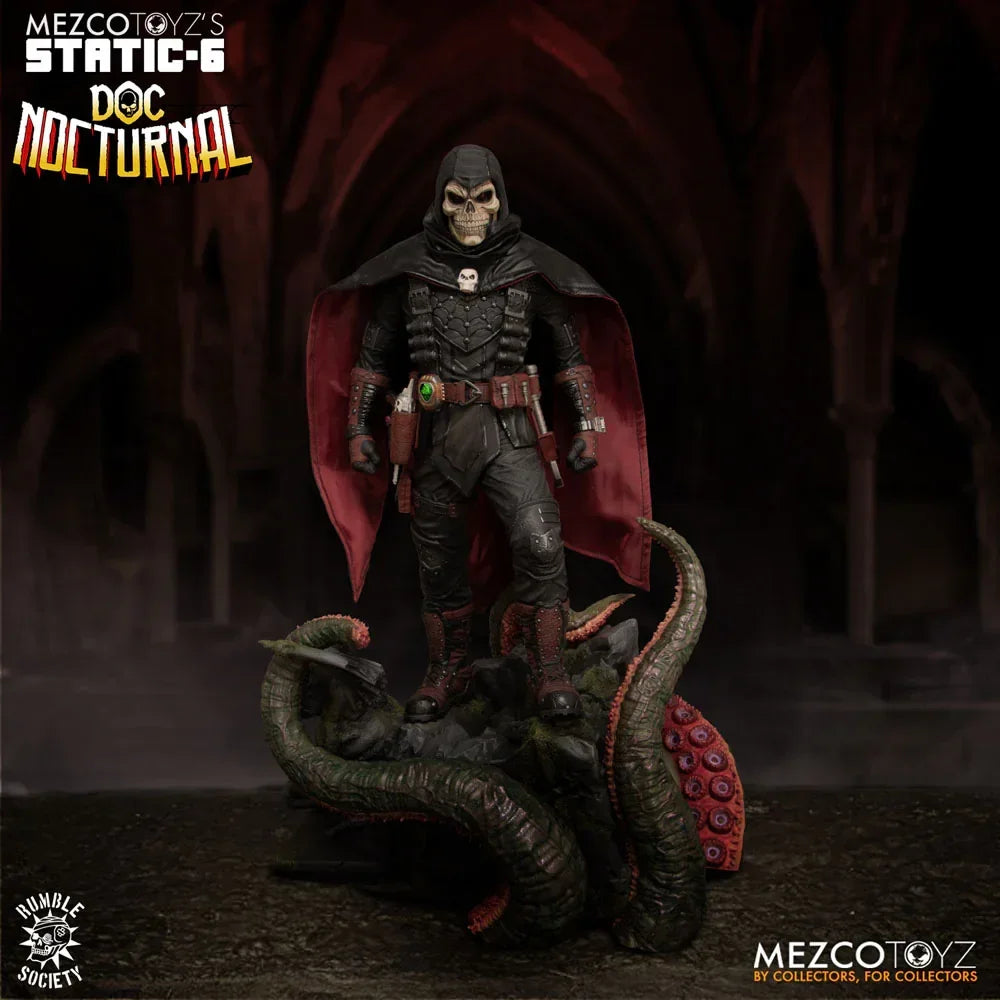 Original Character Static-6 PVC Statue 1/6 Rumble Society - Doc Nocturnal 38 cm Mezco Toys