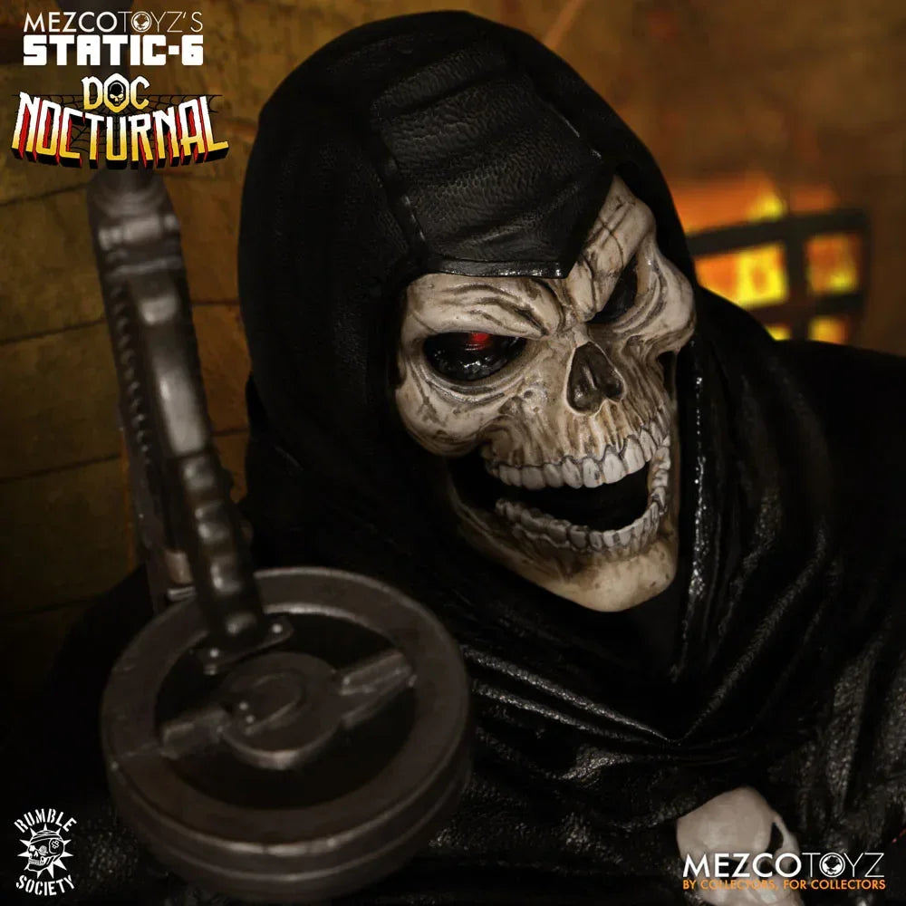 Original Character Static-6 PVC Statue 1/6 Rumble Society - Doc Nocturnal 38 cm Mezco Toys