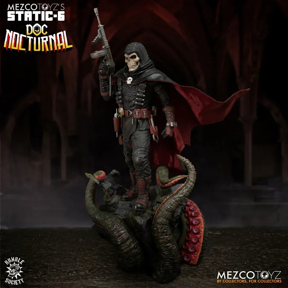 Original Character Static-6 PVC Statue 1/6 Rumble Society - Doc Nocturnal 38 cm Mezco Toys