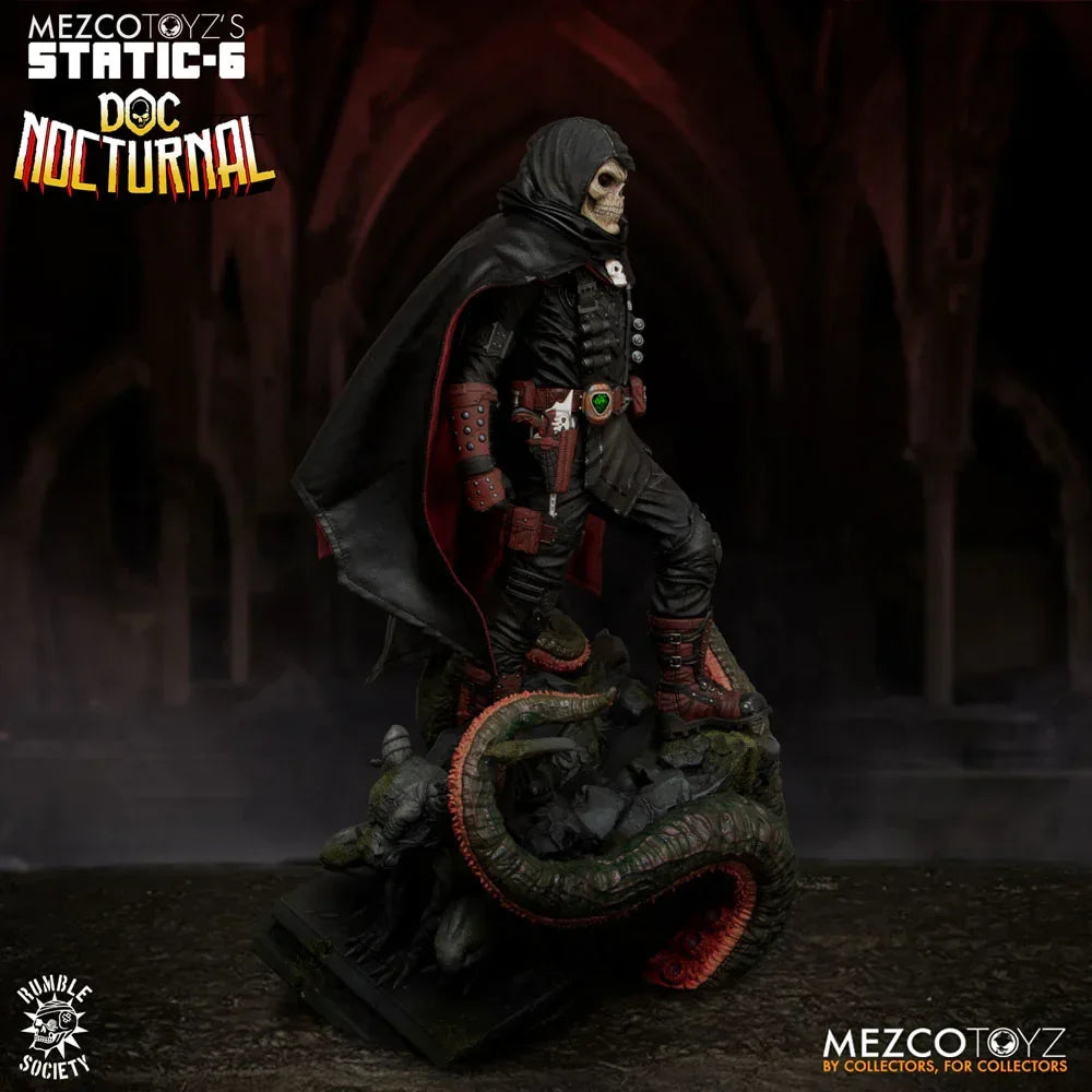 Original Character Static-6 PVC Statue 1/6 Rumble Society - Doc Nocturnal 38 cm Mezco Toys