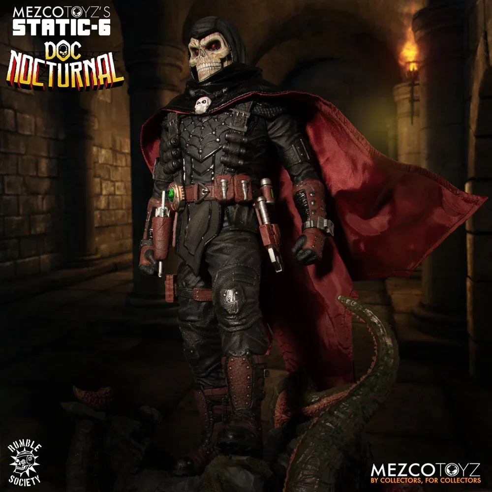 Original Character Static-6 PVC Statue 1/6 Rumble Society - Doc Nocturnal 38 cm Mezco Toys